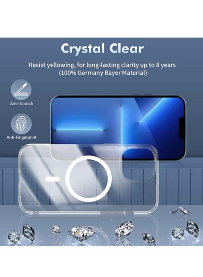 إلترازون iPhone 14 Pro Max Case, with 2 Pack Screen Protector + 2 Pack Lens Protector,[No.1 Strong Magnets][Never Yellow] for iPhone 14 Pro Max,Compatible with MagSafe,6.7 Inch - Image 2