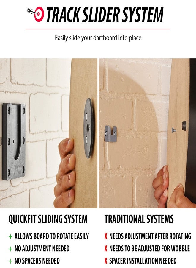 Viper QuickFit Dartboard Mounting Bracket with Viper Pro Line Oche Tape - Image 5