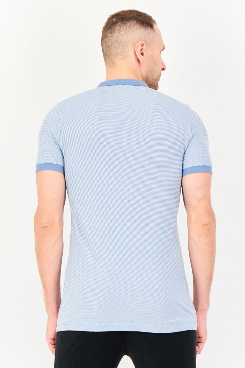 PUMA قميص بولو قصير الأكمام للرجال بتصميم نحيف، متعدد الألوان - Image 4