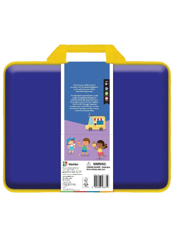 مجموعة أنشطة الرياضيات للأطفال من هينكلر جونيور إكسبلوررز مع مكتب محمول - مجموعة تعليمية للأطفال - Image 5