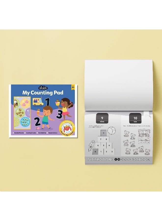 مجموعة أنشطة الرياضيات للأطفال من هينكلر جونيور إكسبلوررز مع مكتب محمول - مجموعة تعليمية للأطفال - Image 3