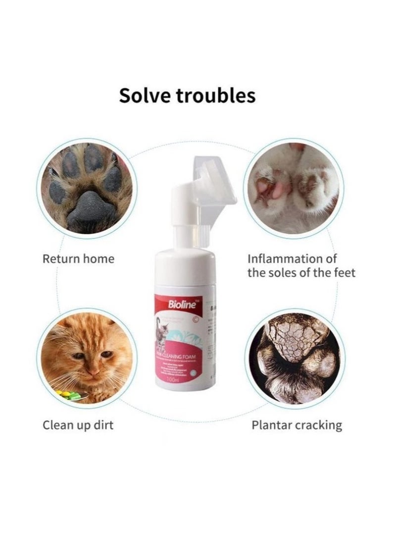 Bioline رغوة تنظيف مخالب القطط 2X100 مل - Image 3