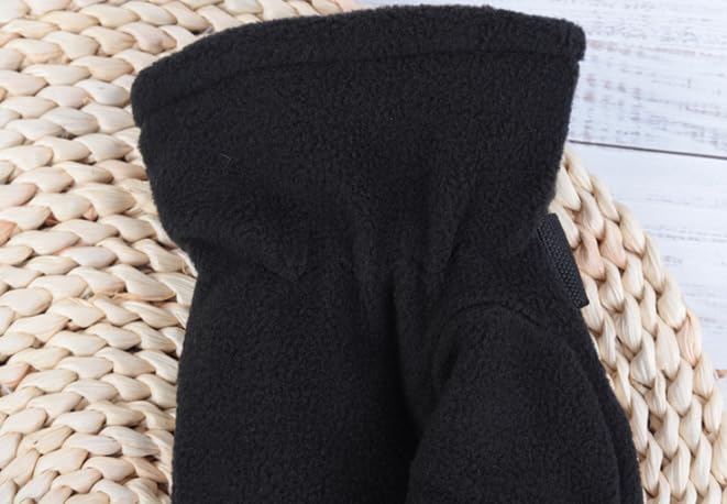 OVOY Men Winter-Polar-Fleece-Driving-Gloves Soft Warm Double-layer Windproof Cold-Weather Gloves for Riding Sport Outdoor - Image 2