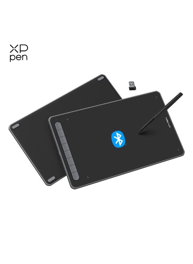XPPen Deco MW Graphics Tablet 8x5 inch Wireless Digital Drawing Tablet with Bluetooth V5.0 USB Support Windows Mac Android - Image 1