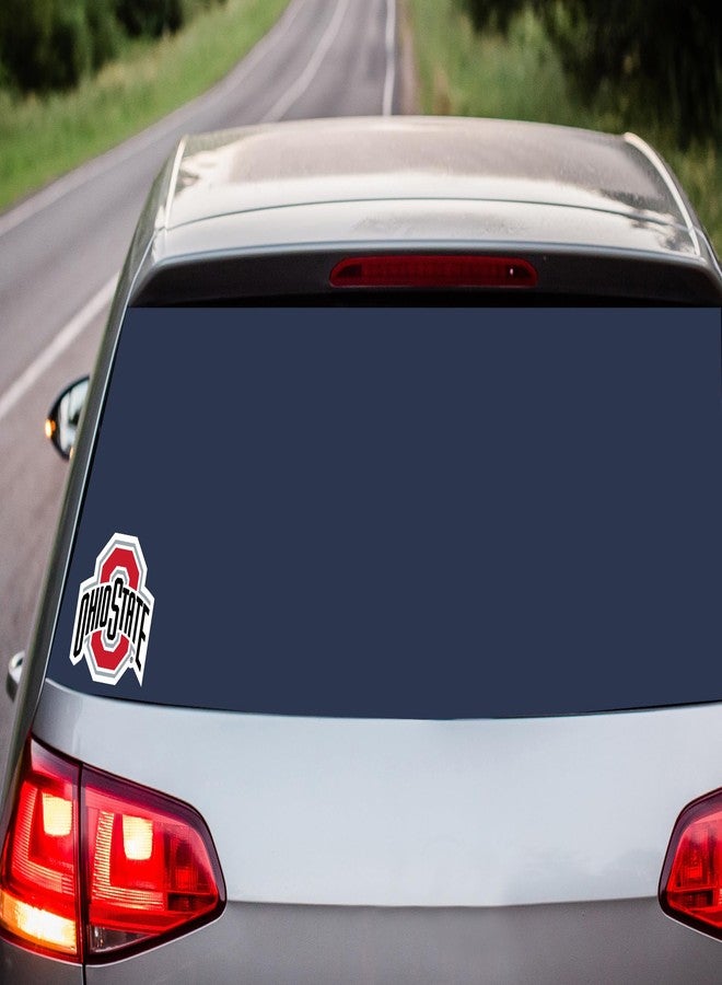 Siskiyou NCAA Siskiyou Sports Fan Shop Ohio State Buckeyes Auto Decal 8 inch sheet Team Color - Image 3