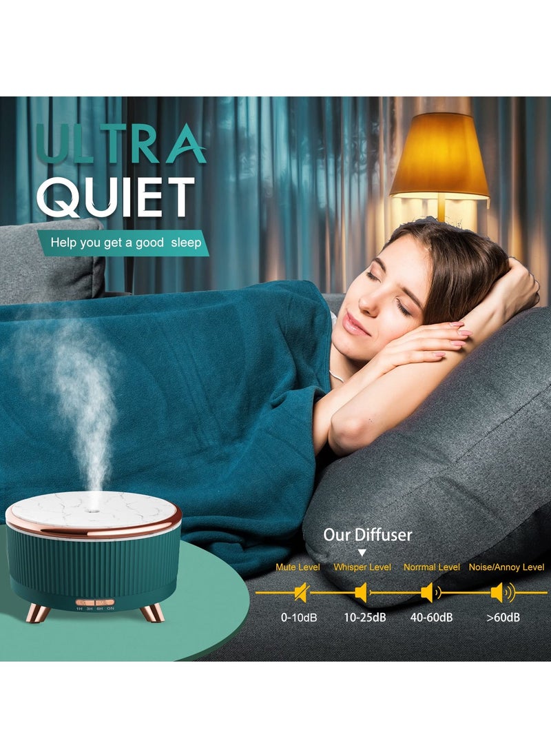 SYOSI Essential Oil Diffuser, 500ml Aromatherapy Ultrasonic Air Humidifier Remote Control for Bedroom, Mini Aroma Cool Mist Vaporizer Women Fresheners Defuzzer for Home - Image 5
