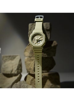 CASIO octagonal sports waterproof and shockproof GA-2100 green  - Image 3