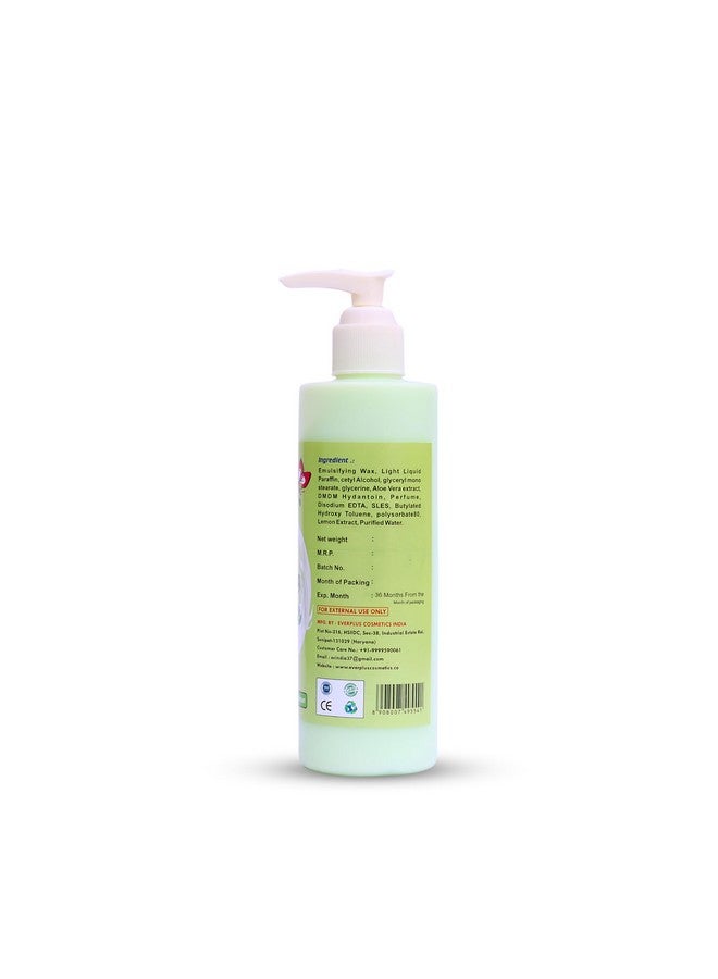Primus AloeVera Cleansing Milk Enriched With AloeVera & Lemon Extracts | Ultra Clean & Refreshing | Cleansing Milk For Face Makeup Remover | 250 ml - Image 4