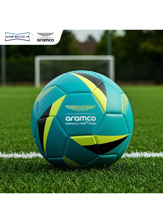 Mesuca No.5 Pu Soccer Ball Adult Children Standard World Cup Professional Match Training - Aston Martin Collaboration - Image 1