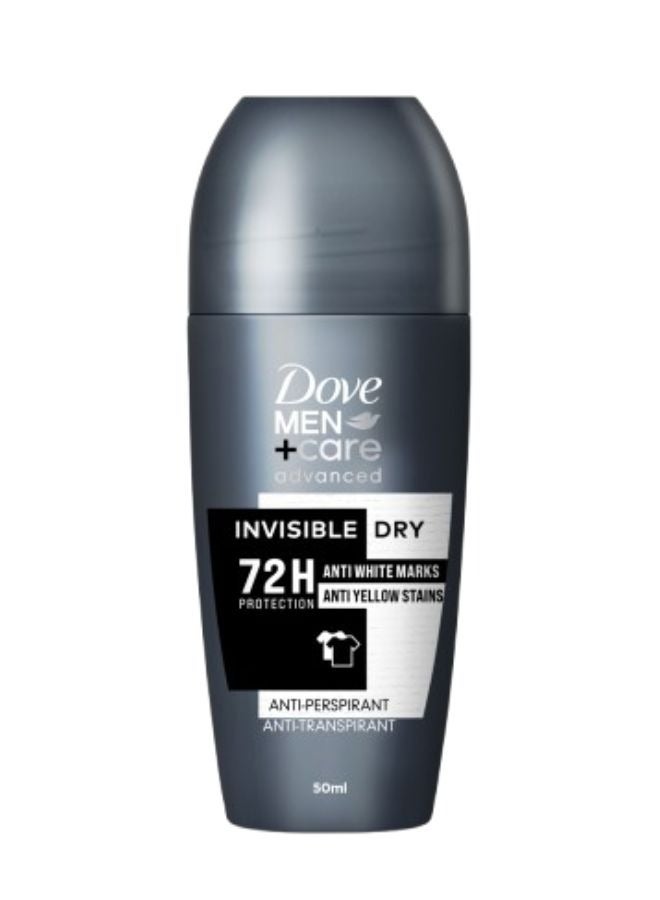 DOVE MEN مزيل العرق المتقدم رول أون ديو جاف غير مرئي - Image 1