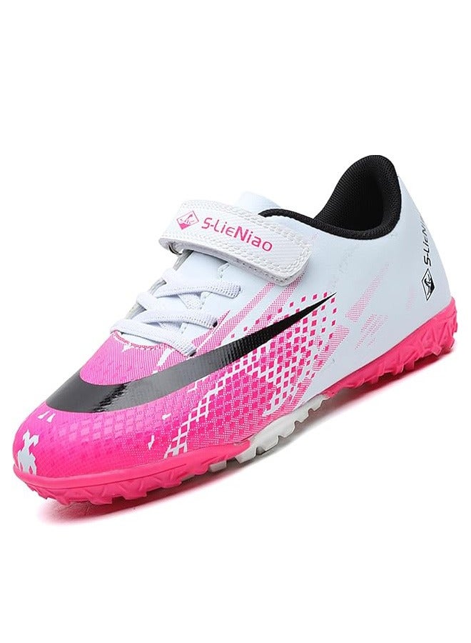 Kids Turf Soccer Shoes Boys Girls Youth Indoor Outdoor Soccer Cleats Football Shoes (Toddler/Little Kid/Big Kid)  - Image 1