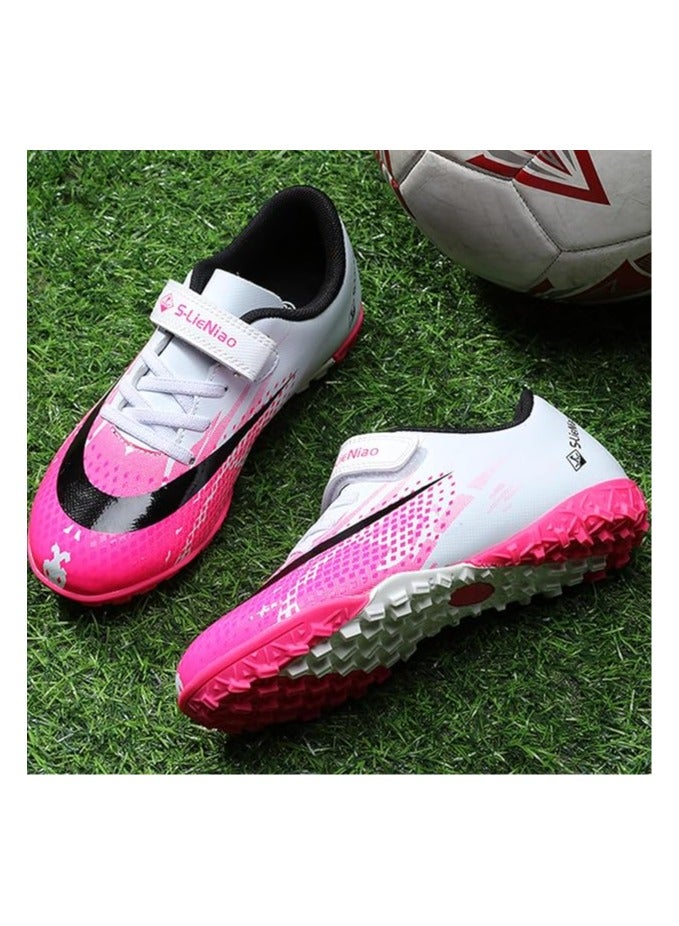 Kids Turf Soccer Shoes Boys Girls Youth Indoor Outdoor Soccer Cleats Football Shoes (Toddler/Little Kid/Big Kid)  - Image 4