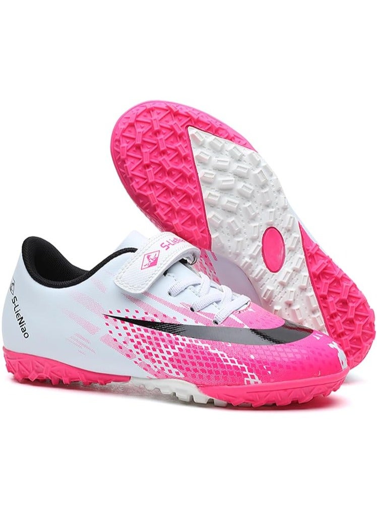 Kids Turf Soccer Shoes Boys Girls Youth Indoor Outdoor Soccer Cleats Football Shoes (Toddler/Little Kid/Big Kid)  - Image 3
