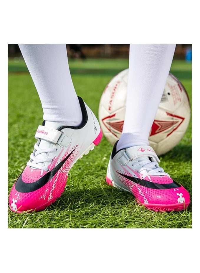 Kids Turf Soccer Shoes Boys Girls Youth Indoor Outdoor Soccer Cleats Football Shoes (Toddler/Little Kid/Big Kid)  - Image 5