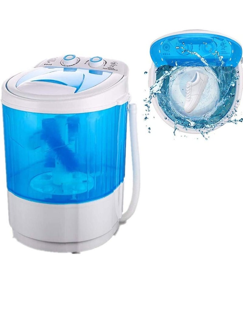 NB NORTH BAYOU Shoe Washing Machine Small Household, Portable Lazy Washing Machine, 360° Cleaning, 10 Minutes Fast Cleaning, Safe Material Does Not Hurt Shoes Blue/White - Image 4