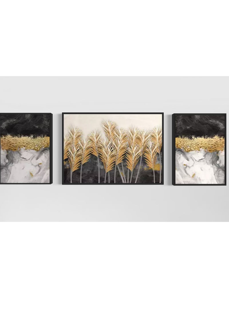 Gold White Black Canvas Framed Wall Art - pzsku/ZE784A88B0E0ECDE81C69Z/45/_/1683378702/375e479f-53a2-4ecf-b91b-000f9859c120