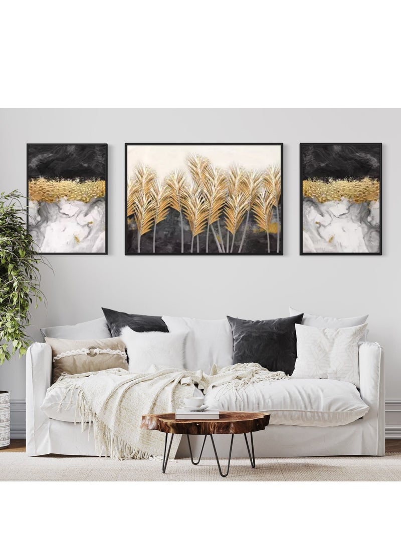 Gold White Black Canvas Framed Wall Art - pzsku/ZE784A88B0E0ECDE81C69Z/45/_/1683378702/d4d366d4-ee0b-4e0a-ac48-300e3cf0adf6