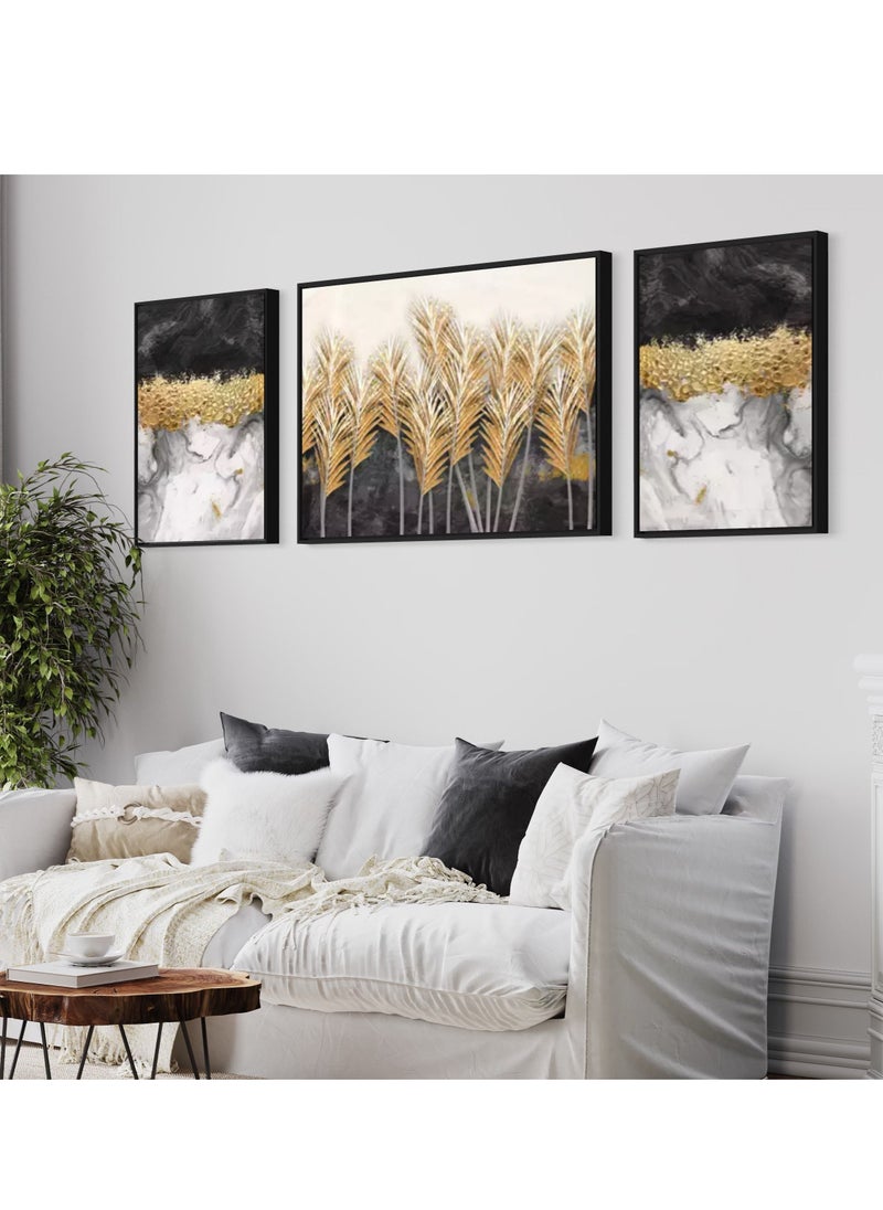 Gold White Black Canvas Framed Wall Art - pzsku/ZE784A88B0E0ECDE81C69Z/45/_/1683378703/ba0b7a3c-1078-4d7d-bc38-bfa13cbe9a5a