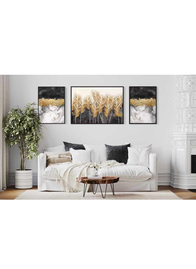 Gold White Black Canvas Framed Wall Art - pzsku/ZE784A88B0E0ECDE81C69Z/45/_/1683378704/29377b2d-d5bb-4035-b273-98576488dd62