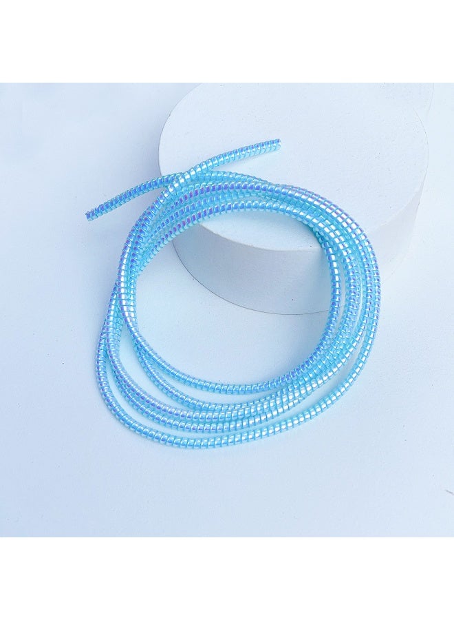 4pcs 160cm USB Charging Cable Protector Magic Color Rope Suitable For Data Cable Headphone Winder Device - Image 5