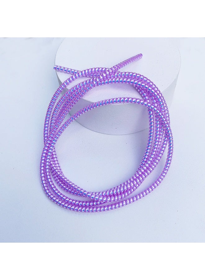 4pcs 160cm USB Charging Cable Protector Magic Color Rope Suitable For Data Cable Headphone Winder Device - Image 4