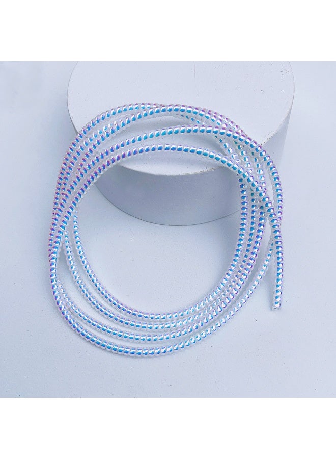 4pcs 160cm USB Charging Cable Protector Magic Color Rope Suitable For Data Cable Headphone Winder Device - Image 2