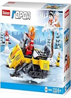 Sluban Sluban Town (Snowfield rescue) - Snow Mobil 115pcs 