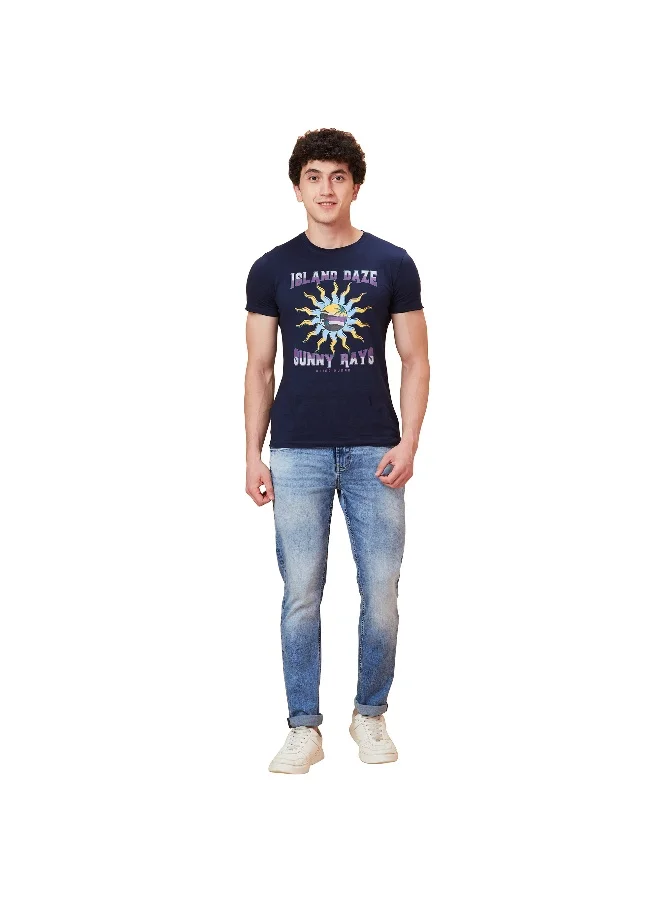 بيينغ هيومان Mens Mid Tone Slim Fit Denims