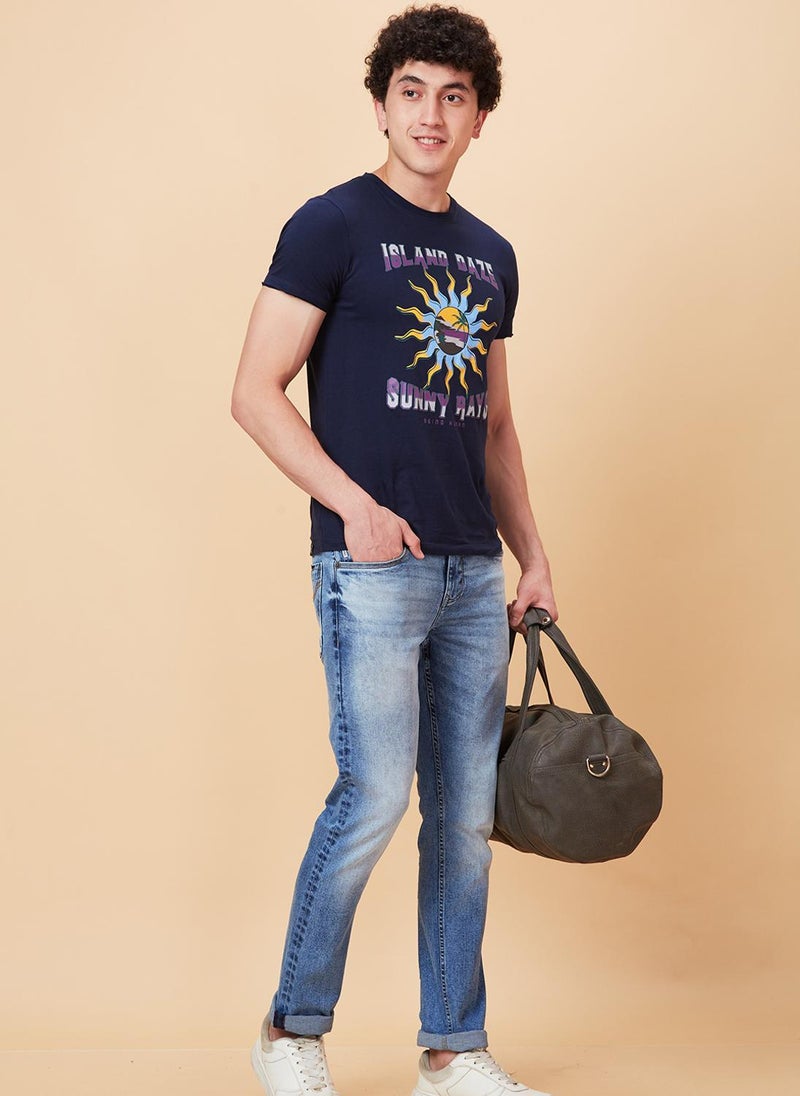 Being Human Men Slim Fit Clean Look Heavy Fade Jeans - Image 2