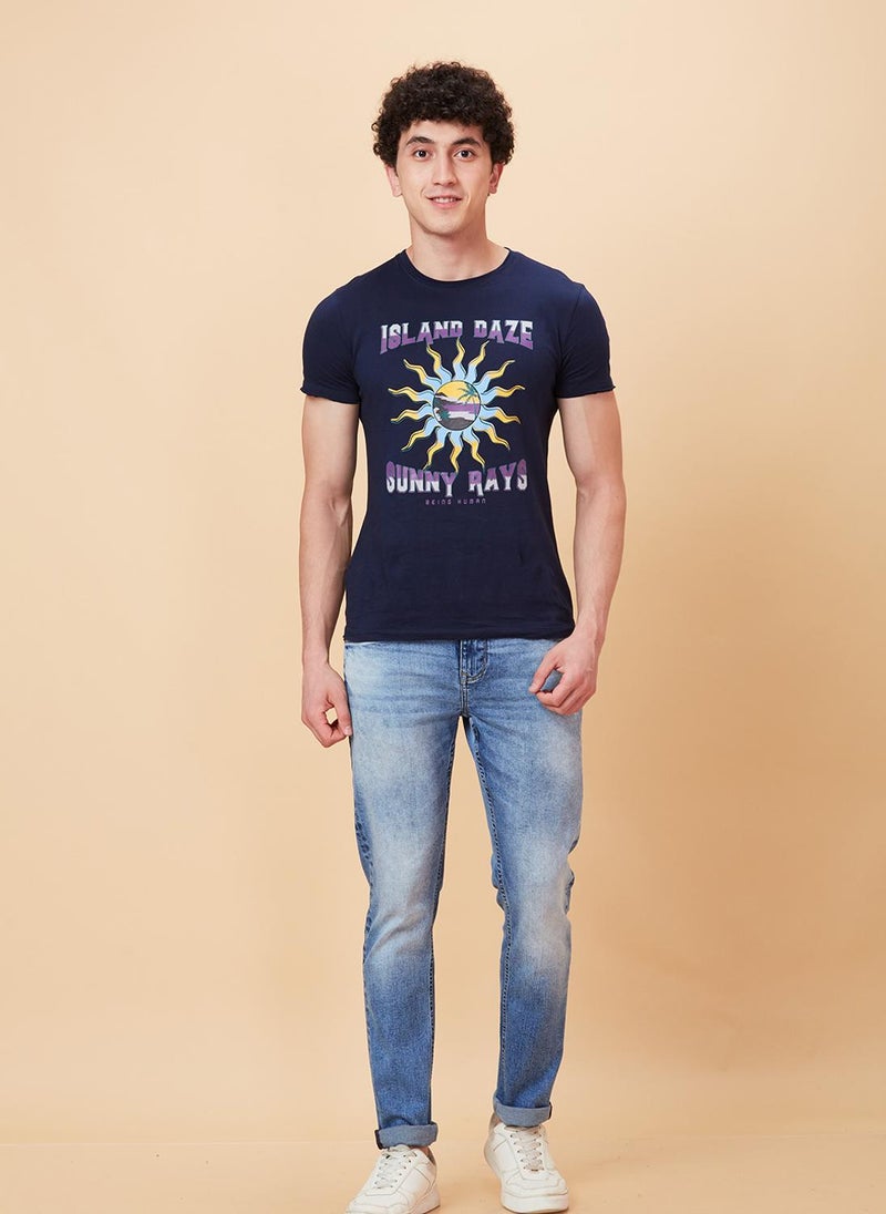 Being Human Men Slim Fit Clean Look Heavy Fade Jeans - Image 3