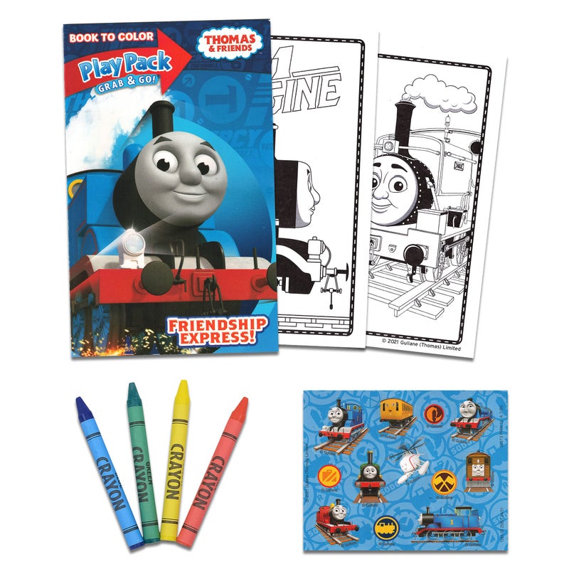 Bendon Publishing Set of 15 Kids Play Packs Bundle  Fun Party Favors Coloring Book Crayons Stickers Thomas and Friends - Image 3