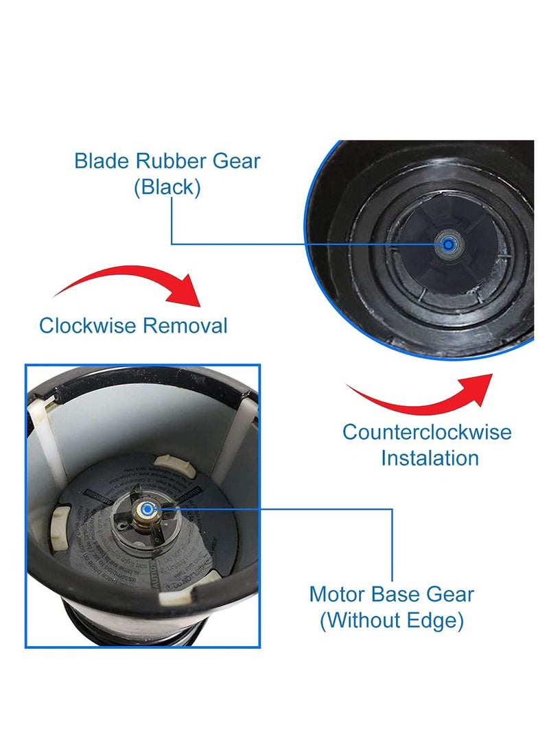 Suntown قطعتين بديلتين لقاعدة الخلاط والتروس، لخلاط ماجيك بوليت MB1001 250 واط - Image 1