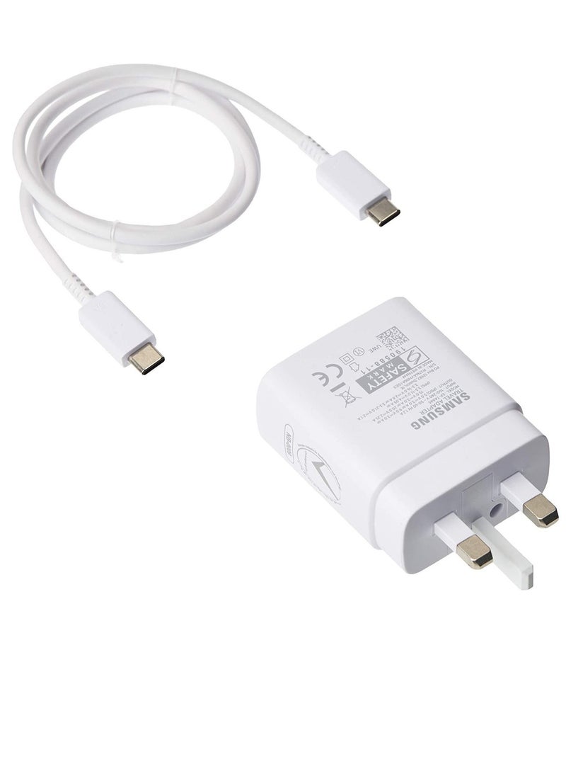 ELTRAZONE 45W USB C Charger,compatible Samsung UK Travel Adaptor (45W with USB type C Cable) Black45W USB C Charger Samsung Super Fast Charger Type C for Samsung Galaxy S22 Ultra/S22+/S22/S21 Ultra/S21 Plus 5G/ - Image 1