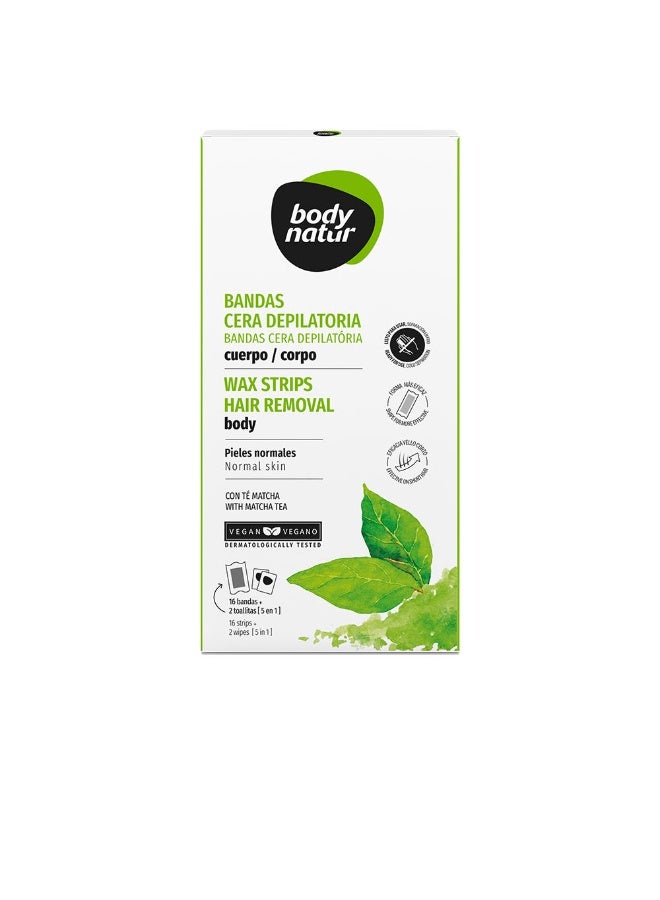بادي ناتور شرائح شمع الجسم من بودي ناتشر للبشرة العادية - ١٦ شريحة - Image 1