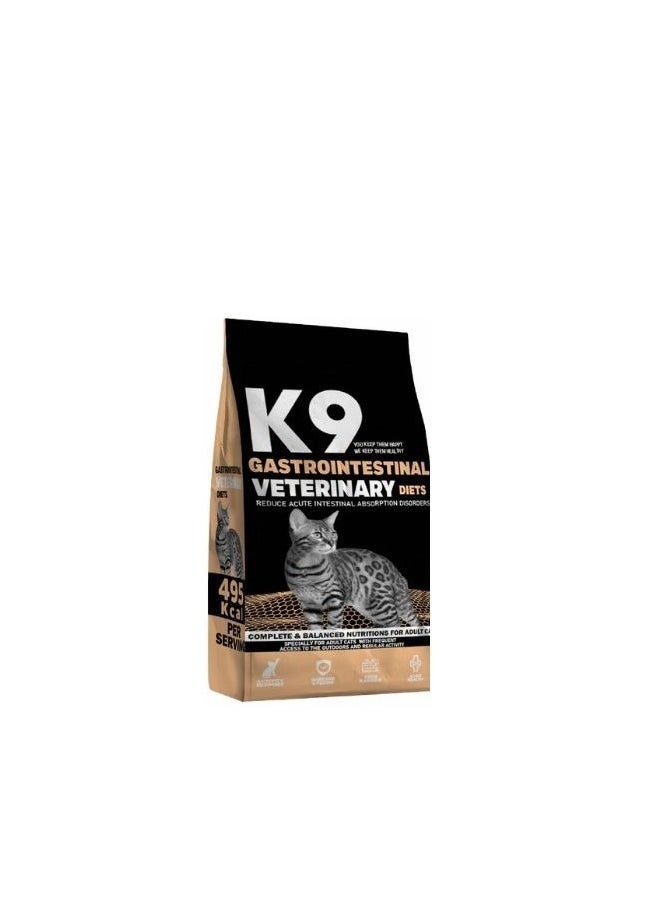 K9 Veterinary Diets Gastrointestinal Dry Food for Adult Cats 500gm 