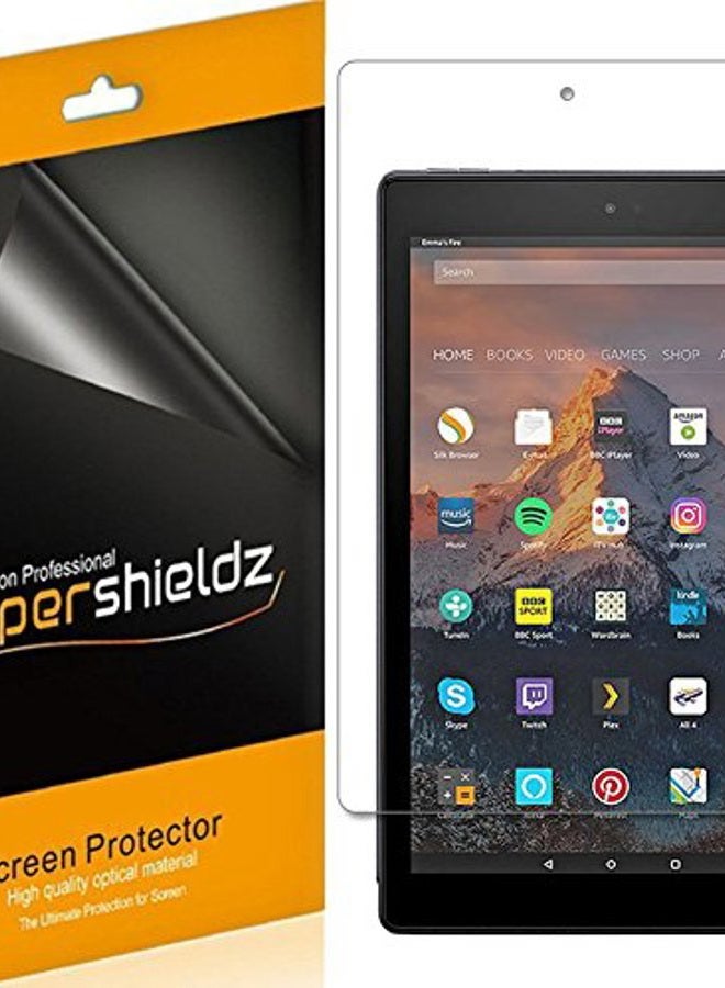 Supershieldz (3 Pack) Anti-Glare (Matte) Screen Protector Designed for Fire HD 10 Tablet 10.1 inch (9th Generation 2019 Release and 7th Generation 2017 Release) - Image 1
