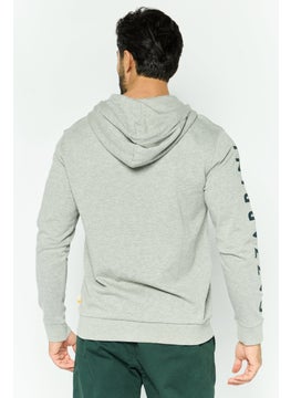 Men Hooded Brand Logo Long Sleeve Sweatshirt, Grey - pzsku/ZE78529A3A35893010AD6Z/45/_/1737642946/5a908a67-7c24-4c6d-8ff4-5af62255c59c