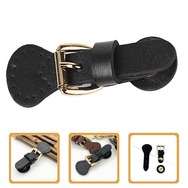 2 Sets Purse Closure Buckle Leather Buckle Magnetic Buckle Magnetic Closures for Purses - Image 3