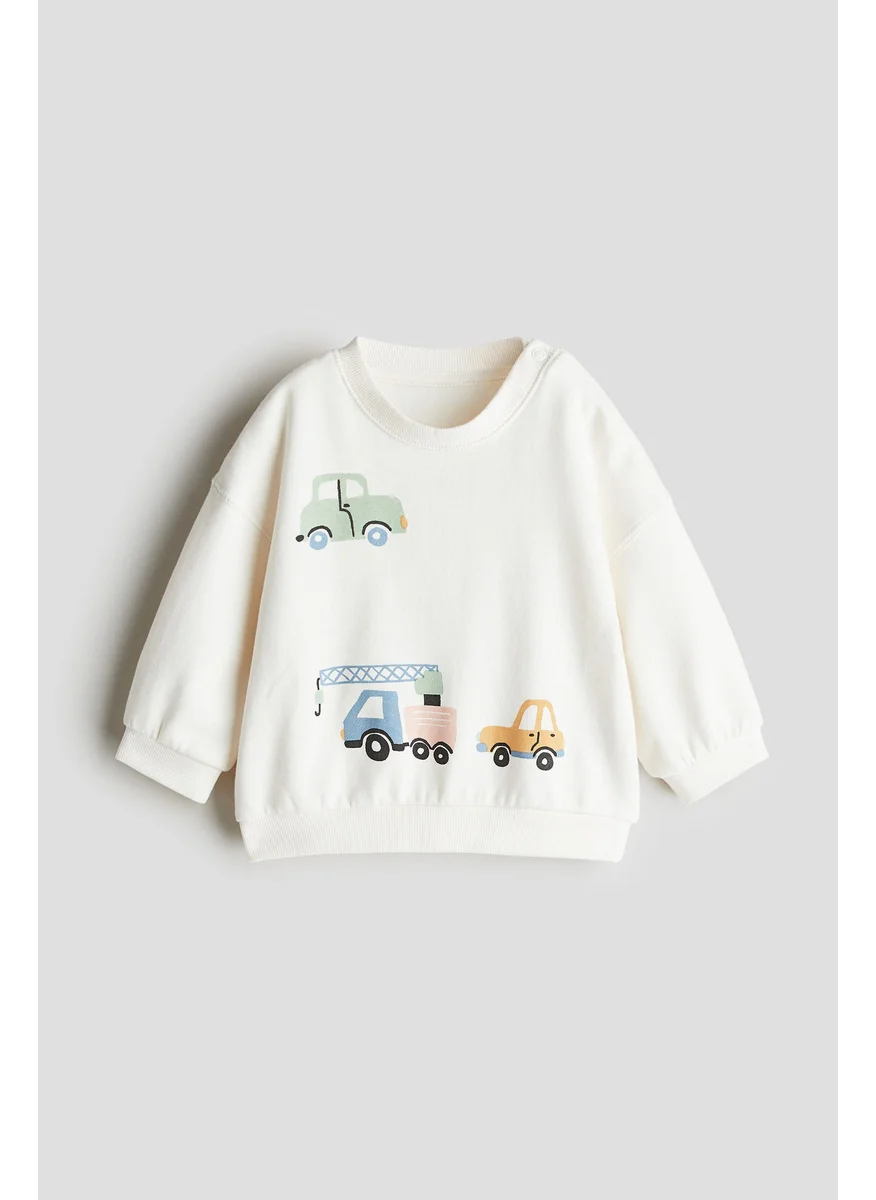 اتش اند ام Printed Sweatshirt