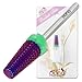 PANA 3/32" Shank 5-in-1 Nail Carbide Bit - (Triple Coarse - Coarse Grit, Purple) - Two Way Rotate use for Both Left and Right Handed Fast remove Acrylic or Hard Gel - Image 2