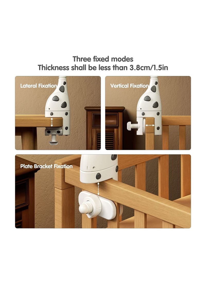 Y&D Baby Crib Mobile Toys, 3 in 1 Toys with Remote Control, Projection Night Light and Music White Noise, Mute Spin Motor Nursery Sensory for Newborn - Image 5