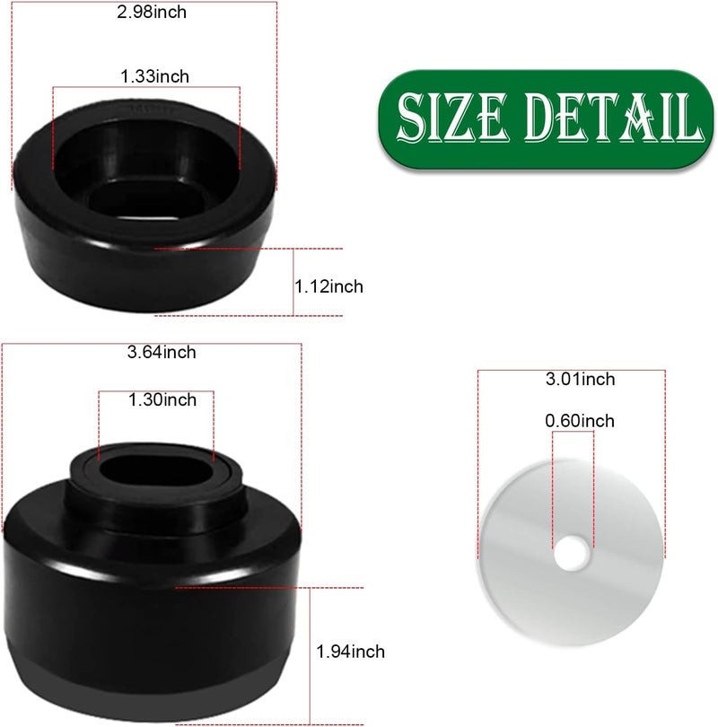 Binazon 24Pcs 7-141 Body and Cab Mount Bushing Kit for Chevrolet Silverado/Sierra 1500 2500 1999-2014 - Image 5
