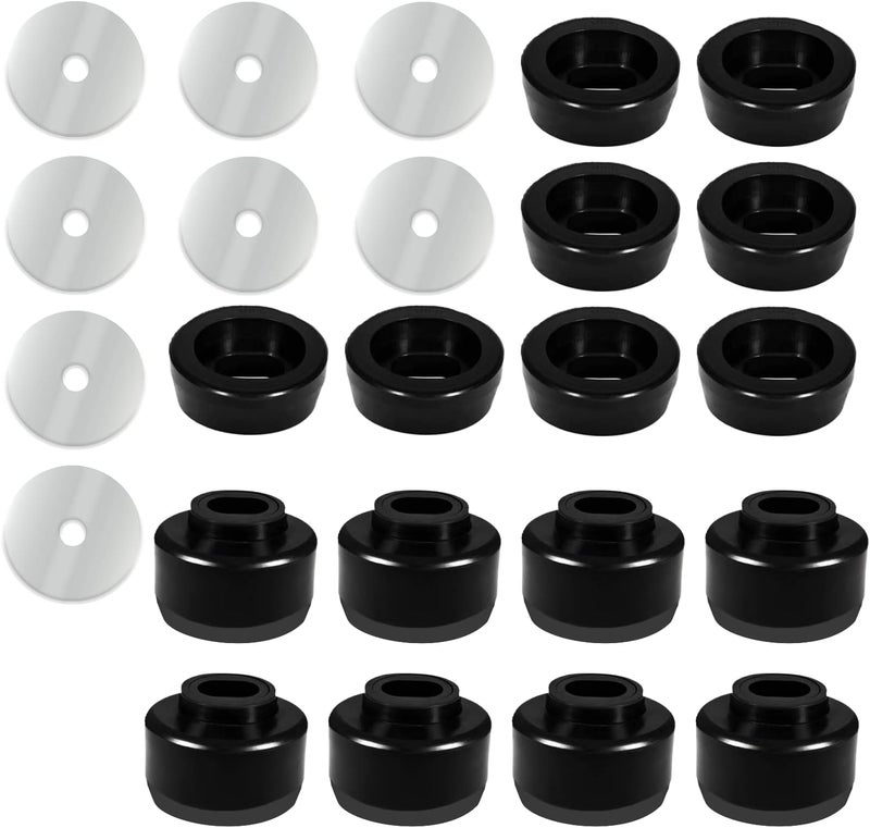 Binazon 24Pcs 7-141 Body and Cab Mount Bushing Kit for Chevrolet Silverado/Sierra 1500 2500 1999-2014 - Image 1