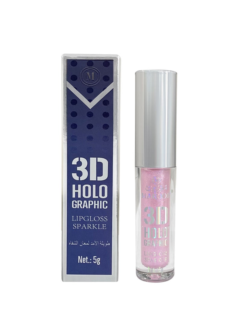 MAROOF 3D Holographic Sparkle Lipgloss 5g - Image 1