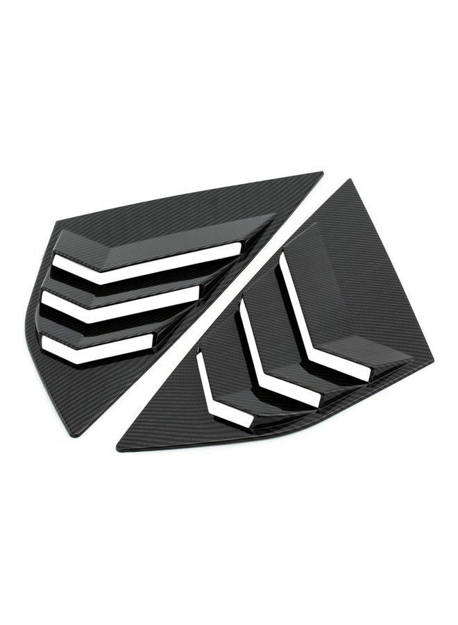 NIBEMINENT 2-Piece Rear Window Louver For Ford - Image 1