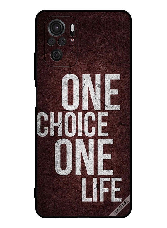Covernex Protective Case Cover For Xiaomi Redmi Note 10 4g One Choice One Life - Image 1