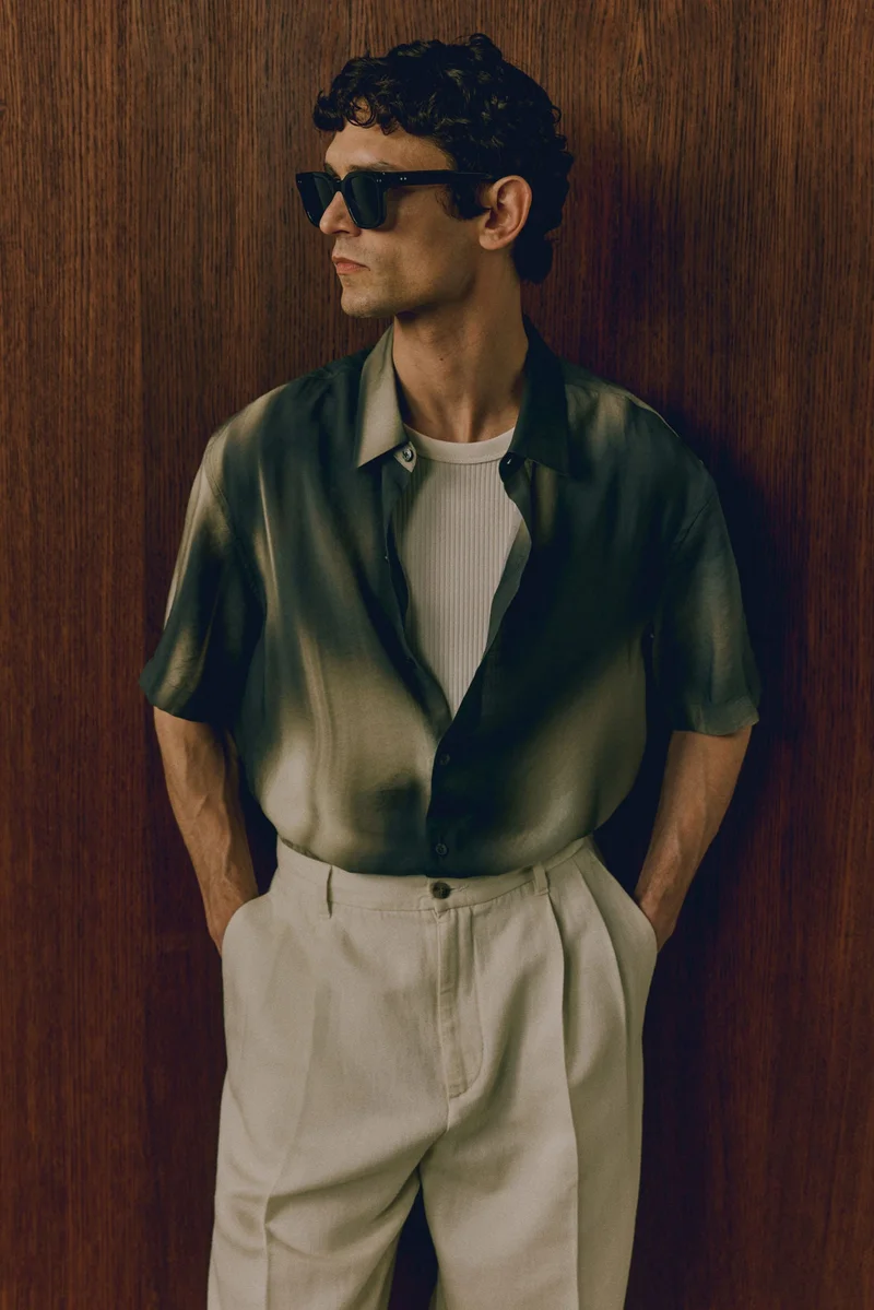 H&M Regular Fit Modal-blend resort shirt