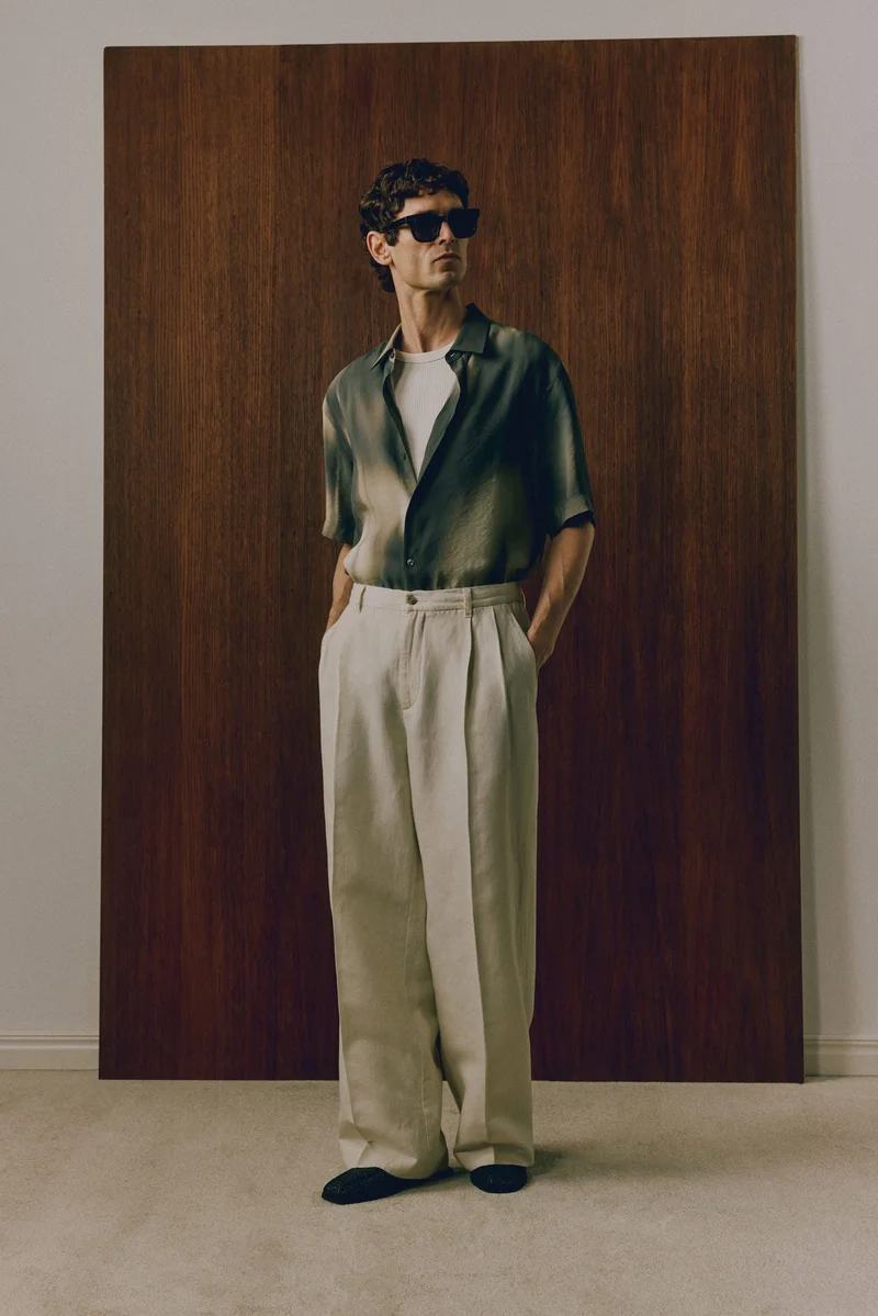 H&M Regular Fit Modal-blend resort shirt