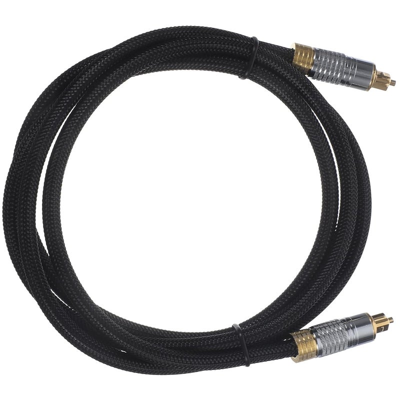 Lurrose Optical Audio Cable 1.5m Digital Optical Audio Cable Male to Male for Home Theater Sound Bar Tv and Game Console - Image 1
