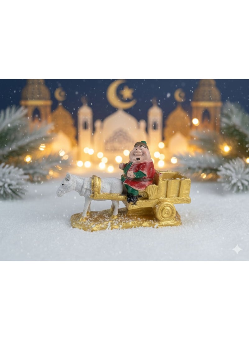 مجسم رمضان فنانيس عربيه كارو بحمار قلبظ دياسطي 15 سم